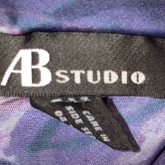 AB Studio Pink & Purple Patterned Sleeveless Top - Picture 5 of 6